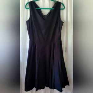 Pinup Girl clothing black dress size XL